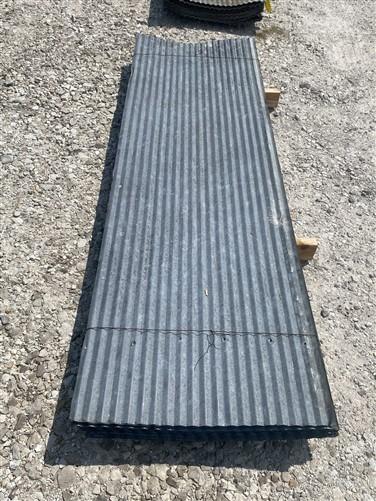 Craft Supplies & Tools > Raw Materials > Metal - 18 Sheets Barn Tin, Corrugated Metal Reclaimed Salvage, 7' Long 252 sq ft...