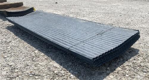 Craft Supplies & Tools > Raw Materials > Metal - 18 Sheets Barn Tin, Corrugated Metal Reclaimed Salvage, 7' Long 252 sq ft...