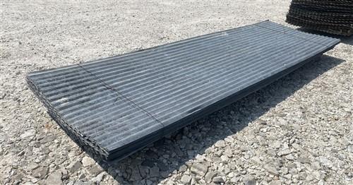 Craft Supplies & Tools > Raw Materials > Metal - 18 Sheets Barn Tin, Corrugated Metal Reclaimed Salvage, 7' Long 252 sq ft...