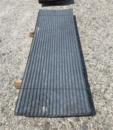 Craft Supplies & Tools > Raw Materials > Metal - 18 Sheets Barn Tin, Corrugated Metal Reclaimed Salvage, 7' Long 252 sq ft...