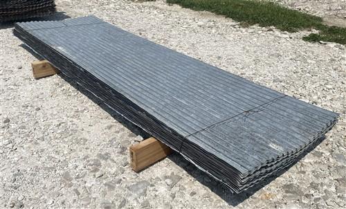 Craft Supplies & Tools > Raw Materials > Metal - 18 Sheets Barn Tin, Corrugated Metal Reclaimed Salvage, 7' Long 252 sq ft...