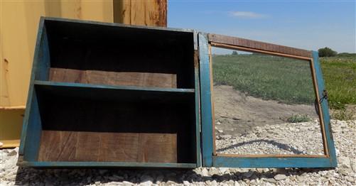 Medicine Cabinet - Medicine Cabinet, Vintage Wood Display Case, Wall Mount Cupboard, Shadow Box A12 by The Old Grainery (1...