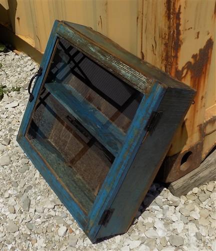Medicine Cabinet - Medicine Cabinet, Vintage Wood Display Case, Wall Mount Cupboard, Shadow Box A12 by The Old Grainery (1...