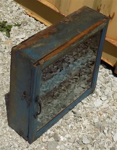 Medicine Cabinet - Medicine Cabinet, Vintage Wood Display Case, Wall Mount Cupboard, Shadow Box A12 by The Old Grainery (1...
