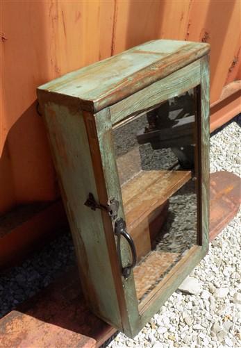 Medicine Cabinet - Medicine Cabinet, Vintage Wood Display Case, Wall Mount Cupboard, Shadow Box A10 by The Old Grainery (1...