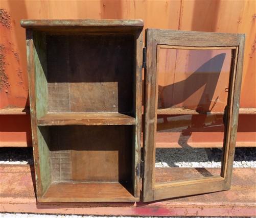 Medicine Cabinet - Medicine Cabinet, Vintage Wood Display Case, Wall Mount Cupboard, Shadow Box A10 by The Old Grainery (1...