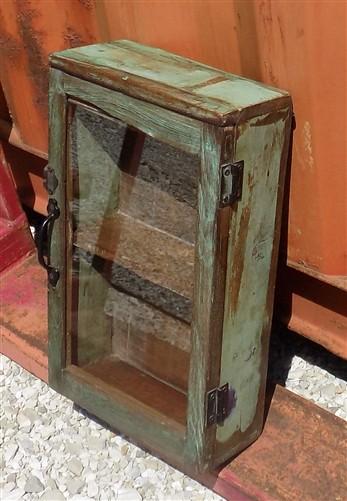 Medicine Cabinet - Medicine Cabinet, Vintage Wood Display Case, Wall Mount Cupboard, Shadow Box A10 by The Old Grainery (1...