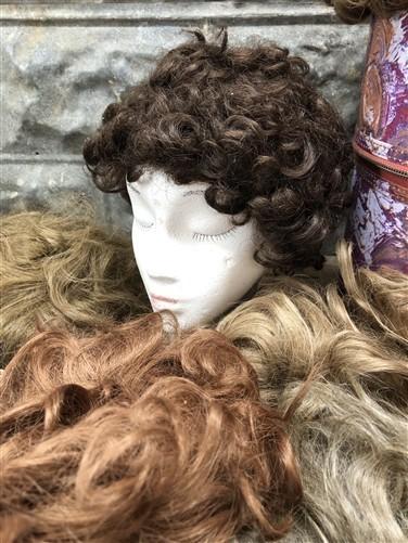 Wig - 15 Womens Wigs, Vintage Lot Short Curly Synthetic Hair Wigs Costume Cosplay by The Old Grainery (auburn, ava gabor,...