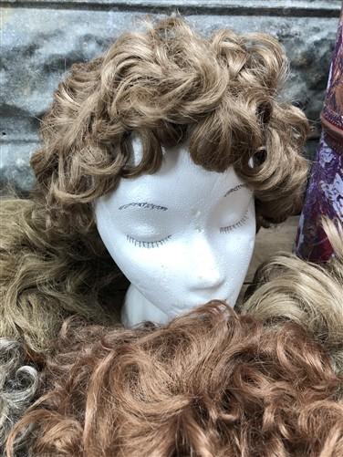 Wig - 15 Womens Wigs, Vintage Lot Short Curly Synthetic Hair Wigs Costume Cosplay by The Old Grainery (auburn, ava gabor,...