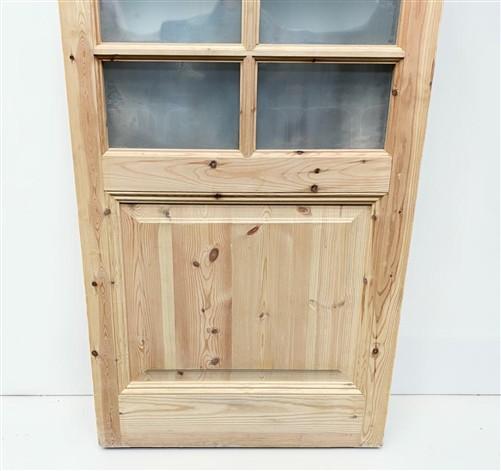 Door - French Single Door (30x80.5) 6 Pane Frosted Glass, Door European Styled, FM6-A by The Old Grainery (antique doors,...