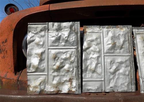 salvaged tin - 4 Tin Sheet Pieces, Art Craft Accent Tin, Decorative, Backsplash, Reclaimed H by The Old Grainery (accent,...