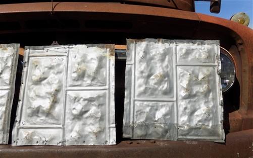 salvaged tin - 4 Tin Sheet Pieces, Art Craft Accent Tin, Decorative, Backsplash, Reclaimed H by The Old Grainery (accent,...