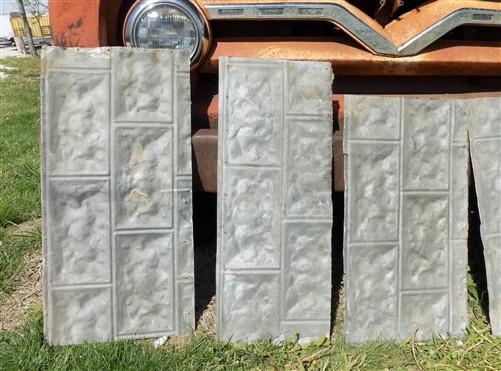Reclaimed tin - 5 Tin Sheet Pieces, Art Craft Accent Tin, Decorative, Backsplash, Reclaimed I by The Old Grainery (art, ba...