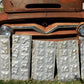 Reclaimed tin - 5 Tin Sheet Pieces, Art Craft Accent Tin, Decorative, Backsplash, Reclaimed I by The Old Grainery (art, ba...