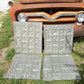 Reclaimed tin - 4 Tin Sheet Pieces, Art Craft Accent Tin, Decorative, Backsplash, Reclaimed J by The Old Grainery (accent,...