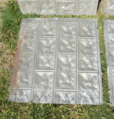 Reclaimed tin - 4 Tin Sheet Pieces, Art Craft Accent Tin, Decorative, Backsplash, Reclaimed J by The Old Grainery (accent,...
