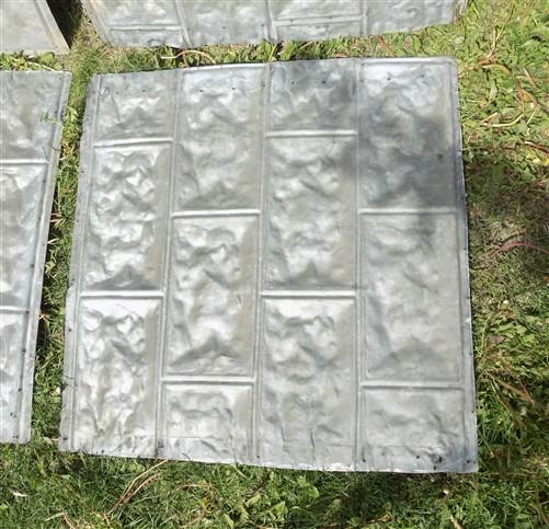 Reclaimed tin - 4 Tin Sheet Pieces, Art Craft Accent Tin, Decorative, Backsplash, Reclaimed J by The Old Grainery (accent,...