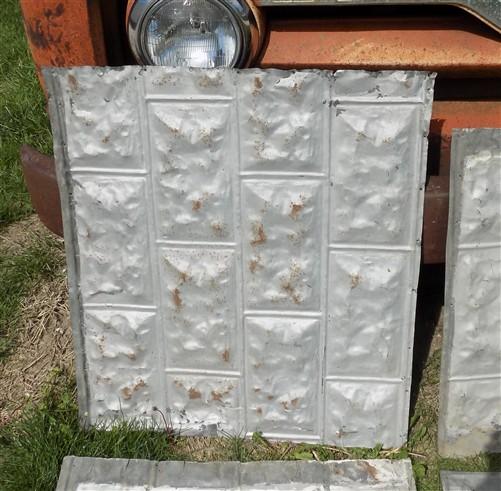 Reclaimed tin - 4 Tin Sheet Pieces, Art Craft Accent Tin, Decorative, Backsplash, Reclaimed J by The Old Grainery (accent,...