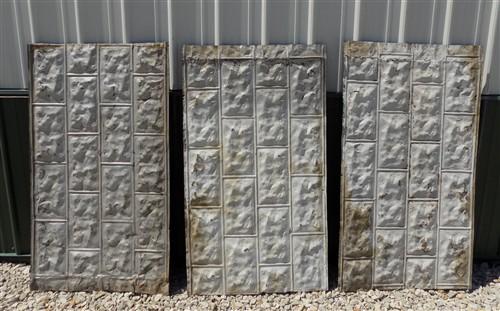 Reclaimed tin - 3 Tin Sheet Pieces, Art Craft Accent Tin, Decorative, Backsplash, Reclaimed K by The Old Grainery (art, ba...