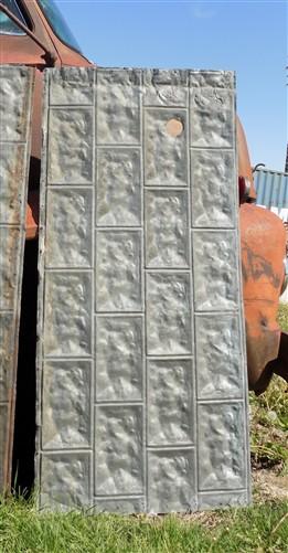Reclaimed tin - 3 Tin Sheet Pieces, Art Craft Accent Tin, Decorative, Backsplash, Reclaimed L by The Old Grainery (accent,...