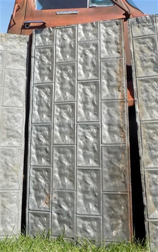Reclaimed tin - 3 Tin Sheet Pieces, Art Craft Accent Tin, Decorative, Backsplash, Reclaimed L by The Old Grainery (accent,...