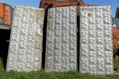 Reclaimed tin - 3 Tin Sheet Pieces, Art Craft Accent Tin, Decorative, Backsplash, Reclaimed L by The Old Grainery (accent,...