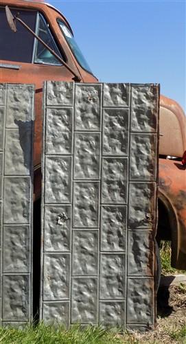 Reclaimed tin - 3 Tin Sheet Pieces, Art Craft Accent Tin, Decorative, Backsplash, Reclaimed M by The Old Grainery (art, ba...