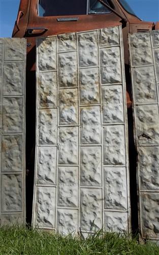 Reclaimed tin - 3 Tin Sheet Pieces, Art Craft Accent Tin, Decorative, Backsplash, Reclaimed M by The Old Grainery (art, ba...