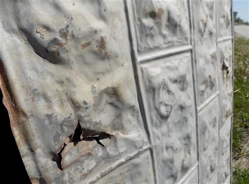 Reclaimed tin - 3 Tin Sheet Pieces, Art Craft Accent Tin, Decorative, Backsplash, Reclaimed M by The Old Grainery (art, ba...