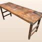 Tables - Rustic Folding Table (68.5x22) Dining Room Table Kitchen Island Sofa Table B130 by The Old Grainery (dining table...