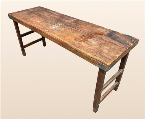 Tables - Rustic Folding Table (68.5x22) Dining Room Table Kitchen Island Sofa Table B130 by The Old Grainery (dining table...