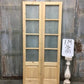 Door - French Double Door (36x80) 4 Pane Frosted Glass Door European Styled EM10 by The Old Grainery (antique doors, barn...