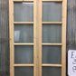 Door - French Double Door (36x80) 4 Pane Frosted Glass Door European Styled EM10 by The Old Grainery (antique doors, barn...