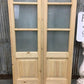 Door - French Double Door (36x80) 4 Pane Frosted Glass Door European Styled EM10 by The Old Grainery (antique doors, barn...