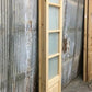 Door - French Double Door (36x80) 4 Pane Frosted Glass Door European Styled EM10 by The Old Grainery (antique doors, barn...