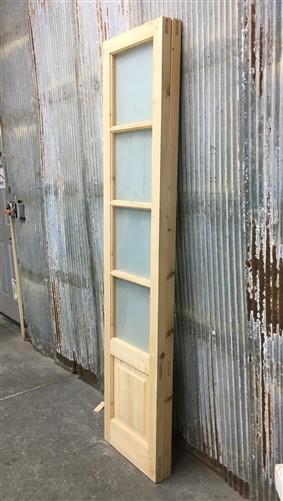 Door - French Double Door (36x80) 4 Pane Frosted Glass Door European Styled EM10 by The Old Grainery (antique doors, barn...