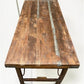 table - Wood Folding Table, (70x32.5) Reclaimed Wood Dining Table, Kitchen Island A156 by The Old Grainery (dining table,...