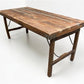 table - Wood Folding Table, (70x32.5) Reclaimed Wood Dining Table, Kitchen Island A156 by The Old Grainery (dining table,...