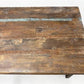 table - Wood Folding Table, (70x32.5) Reclaimed Wood Dining Table, Kitchen Island A156 by The Old Grainery (dining table,...