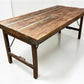 table - Wood Folding Table, (70x32.5) Reclaimed Wood Dining Table, Kitchen Island A156 by The Old Grainery (dining table,...