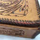 leather purse - Jo O Kay 60s 70s Hand Tooled Leather Floral Clutch Purse Handbag Vintage Bag by The Old Grainery (1960s 70...