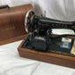 Sewing Machine - 1922 Singer Filigree Sewing Machine, Electric Model 99 Attachments Case Parts by The Old Grainery (1922,...