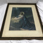 Wall Art - Heinrich Hofmann Christ in the Garden Gethsemane, Vintage Framed Religious Art by The Old Grainery (art, christ...