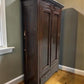 Wood Armoire, Vintage Bedroom Wardrobe, Storage Closet, Clothes Closet Cabinet A