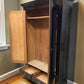 Wood Armoire, Vintage Bedroom Wardrobe, Storage Closet, Clothes Closet Cabinet A