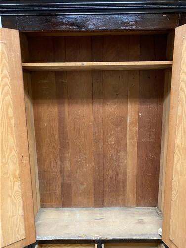 Wood Armoire, Vintage Bedroom Wardrobe, Storage Closet, Clothes Closet Cabinet A