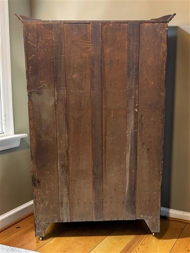 Wood Armoire, Vintage Bedroom Wardrobe, Storage Closet, Clothes Closet Cabinet A