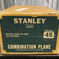 Wood Plane - Stanely No. 45 Combination Plane with Original Box and 23 Cutters, Vintage Tool by The Old Grainery