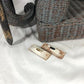 Wicker Elephant End Side Table, Vintage Braided Rattan Plant Stand Boho Chic A