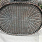 Wicker Elephant End Side Table, Vintage Braided Rattan Plant Stand Boho Chic A